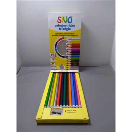 Sivo Colorjoy Colored Pencils, Pack of 14