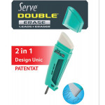 SERVE Double Erase Lead Tube 0.7 mm and Eraser (blue)