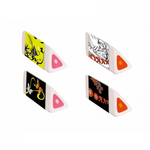Maped Triangular Eraser,  Assorted Designs