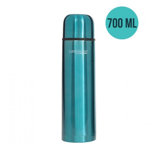 ThermoCafé by Thermos Stainless Steel Flask, 700ml, Blue