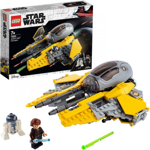 LEGO Star Wars Anakin's Jedi Interceptor Toy, 248 Pieces