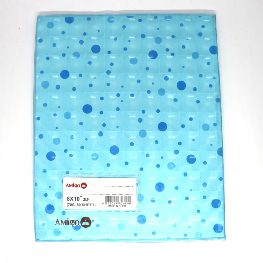 Amigo Notebook  80 Sheet Blue
