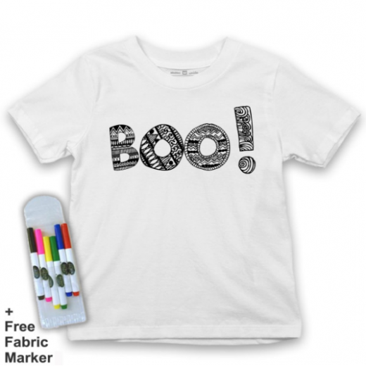 تي شيرت للأطفال, بتصميم كلمة بوو, 10 سنوات من ملبس