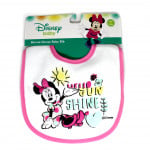 Mickey & Minnie Cotton Baby Bib, Pink Color