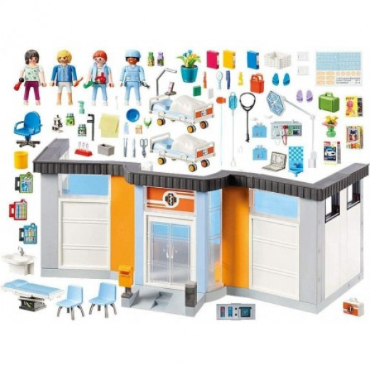 Playmobil Furnished Hospital Wing 297 Pcs For Children