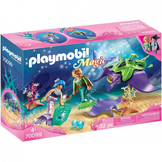 Playmobil Pearl Collectors With Manta Ray 32 Pcs For Children