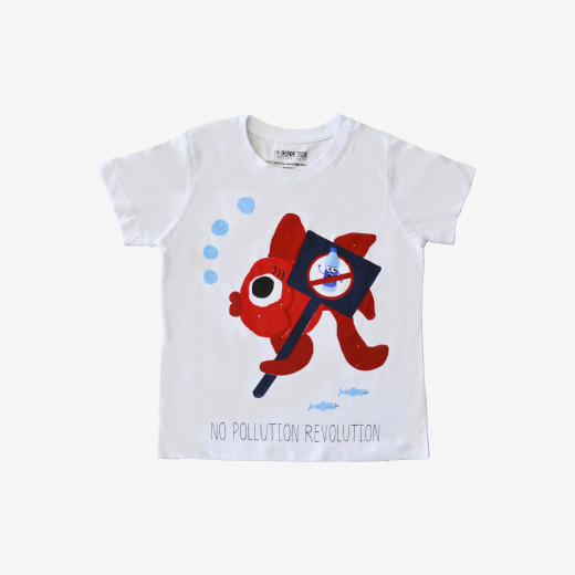 The Orenda Tribe The Fish Kids Coloring T-shirt, 6 years