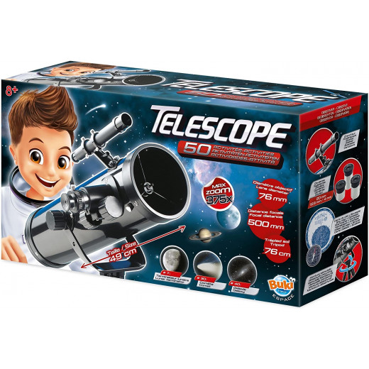 Buki Kids Beginner Telescope 50 activities