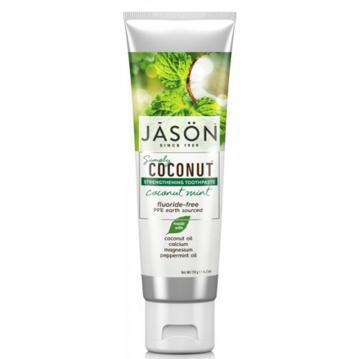 Jason Naturals - Simply Strengthening Coconut Coconut Mint Toothpaste