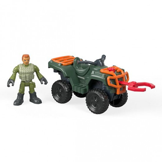 Mattel Jurassic World Imaginext Basic Figure with Vehicle, Assortment - 1 Pack - Random Selection