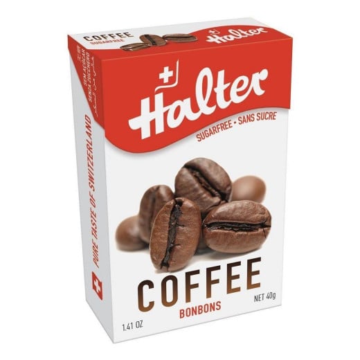 Halter Coffee Sugarfree Bonbons 40g