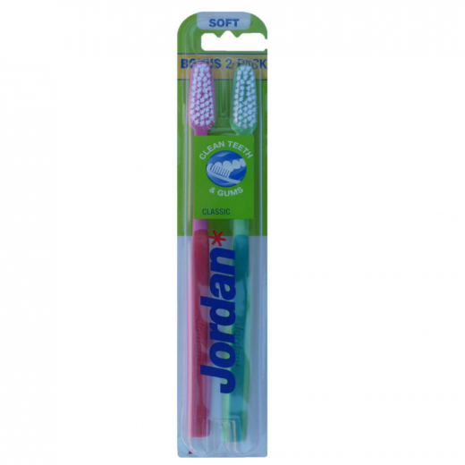 Jordan Toothbrush Classic Soft 2 Pack