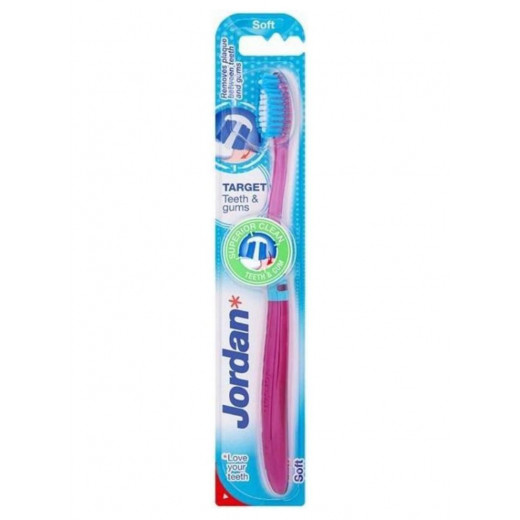 Jordan Toothbrush Target Teeth & Gums Soft, Assortment