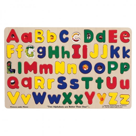 Melissa & Doug Upper & Lower Case Alphabet Puzzle