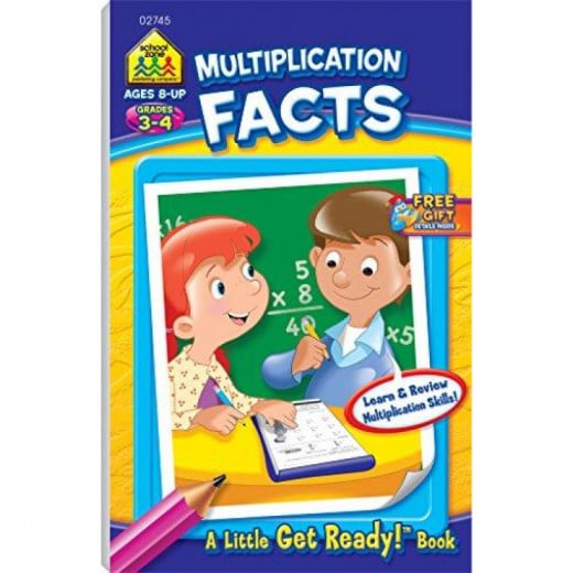 School Zone - Multiplication Facts, Grades 3-4 (A Little Get Ready! Book