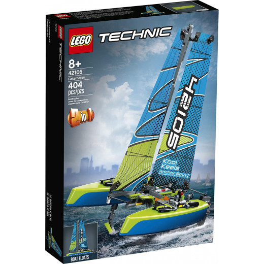LEGO Technic Catamaran Sailboat Construction Kit (404 pieces)