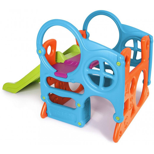 Feber Unisex Activity Center with Play Slide, Multi Color