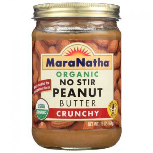 Maranatha No Stir Organic Peanut Butter, Crunchy, 454g