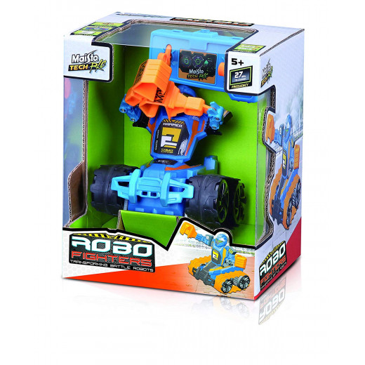 Maisto Remote Control Robo Fighter Approx 5.3 Inches Long Fun RC Toy Gift, Blue