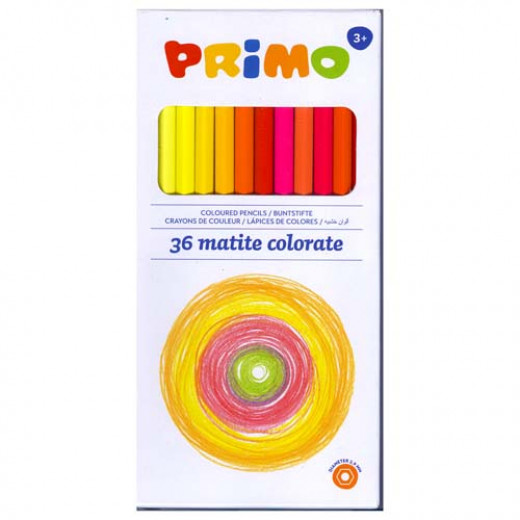 Primo 36 Colors Art Painting Drawing Assorted Wooden Color Pencils