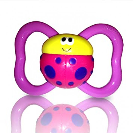 Nuby Pacifiers 3D Bug 6-18m, Pink