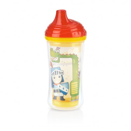 Nuby Insulated Click-it Hard Spout Cup 270ml - Red