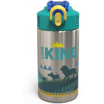 Zak Designs Lion King Live-Action 15.5oz Stainless Steel Palouse Bottle