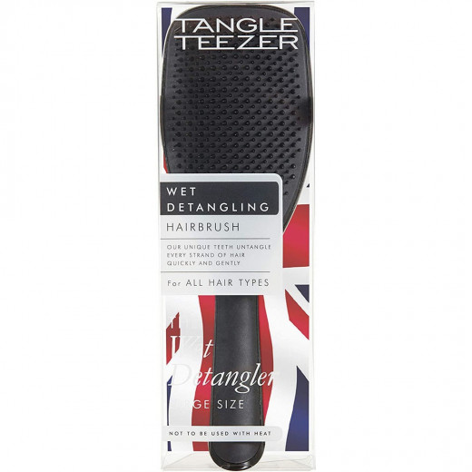 Tangle Teezer The LARGE Wet Detangler - Black Gloss - Thick Curly Hair