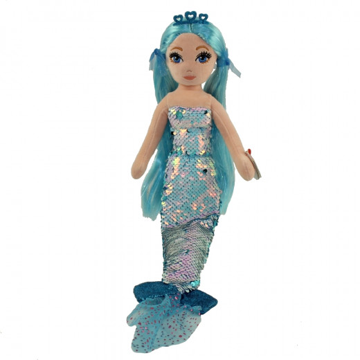 Ty Mermaids Flippable Indigo Aqua (Medium Size - 18 inch)