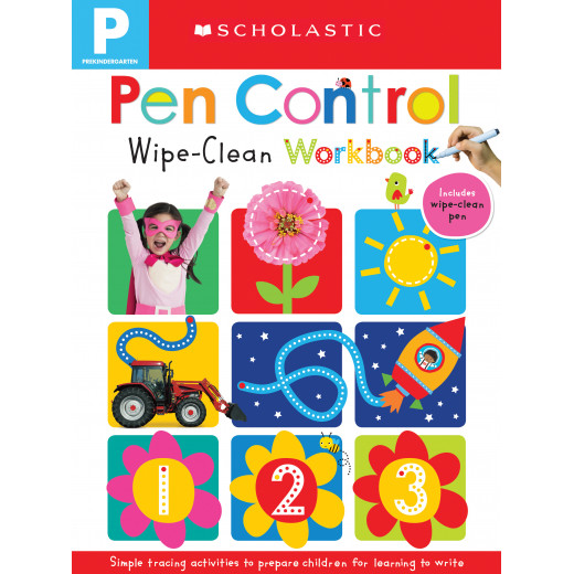 Scholastic Early Learners: (Wipe-Clean Workbook) - Pen Control