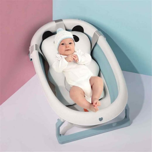 Newborn Bathtub Pillow - Baby Bath Seat Support Mat - Panda