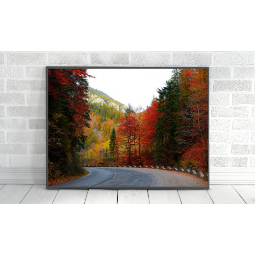ExtraOrdinary Decorative Wood Framed Wall Art Prints, Mix Fall Posters, A3 size