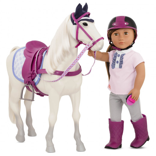 Our Generation Sterling Gray Horse Horse for 18" Doll