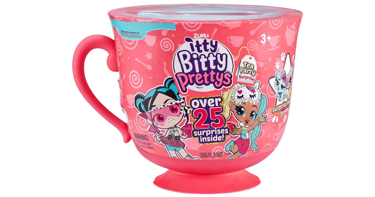 Zuru Itty Bitty Prettys Series 1 Tea Party Surprise Big Tea Cup Mystery Pack Assortment Zuru 
