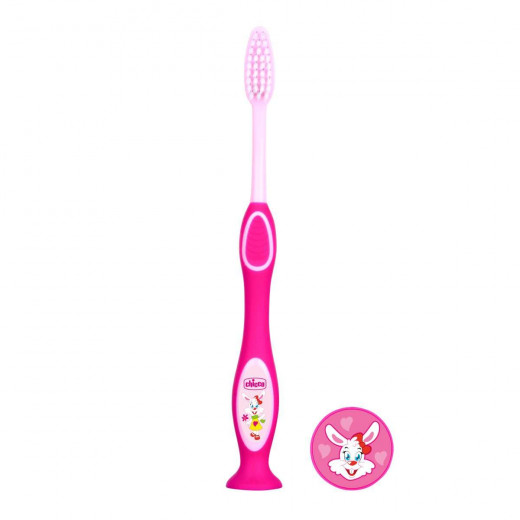 Chicco Milk teeth toothbrush 3-6 years - Pink