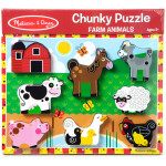 Melissa and Doug Farm Chunky Puzzle