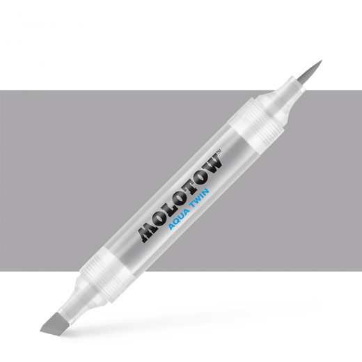 Molotow Aqua Twin Double Tip Marker Pen Neutral Grey 03