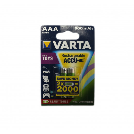 Varta Ready 2 Use HR03 AAِA Battery (rechargeable) NiMH 800 mAh 1.2 V 2 pc(s)