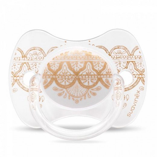 Suavinex Pacifier Premium Couture Physiological Teat 4-18 months, Gold