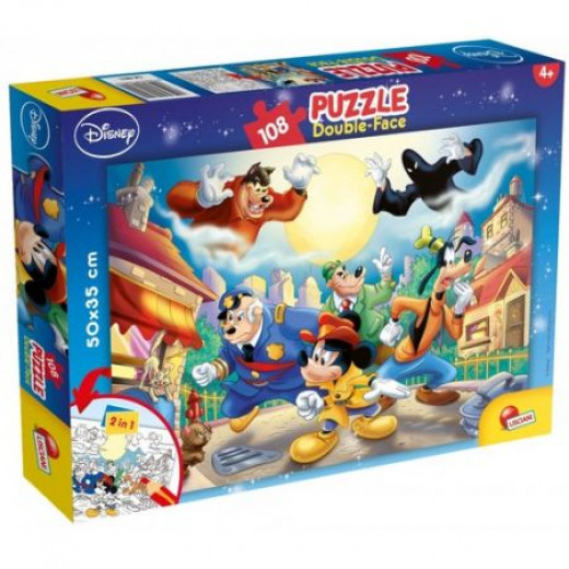 Lisciani Double-sided puzzle Mickey Mouse