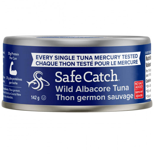 Safe Catch Wild Albacore Tuna, No Salt Added, 142g