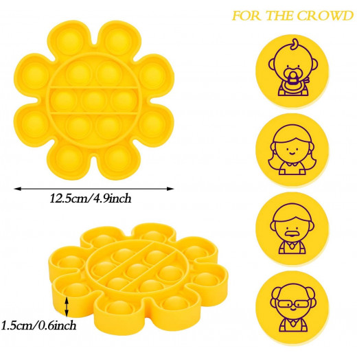 Chuckle & Roar Pop It Fidget Fun Bubble Sensor Stress Relief Toys star Design, Multi Color, Assortment