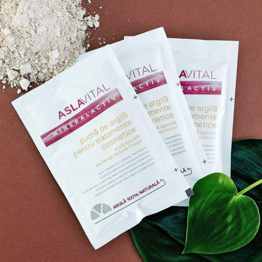 Aslavital Mineralactiv Clay Powder for Cosmetic Treatments