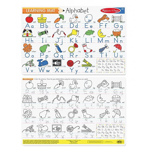 Melissa & Doug Alphabet Write-A-Mat NEW Bundle of 6 x learning placemats