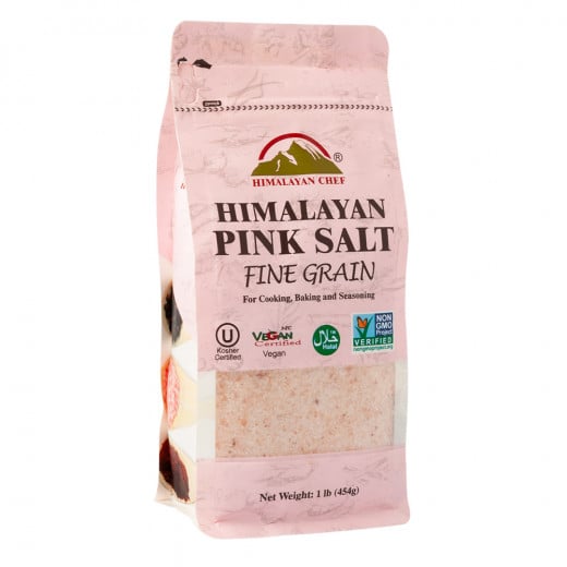 Himalayan Chef Fine Grain Salt, Himalayan Pink 454g