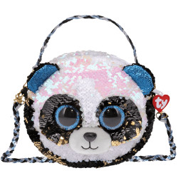 Ty Beanie Boos Sequin Pares Bag, the Panda