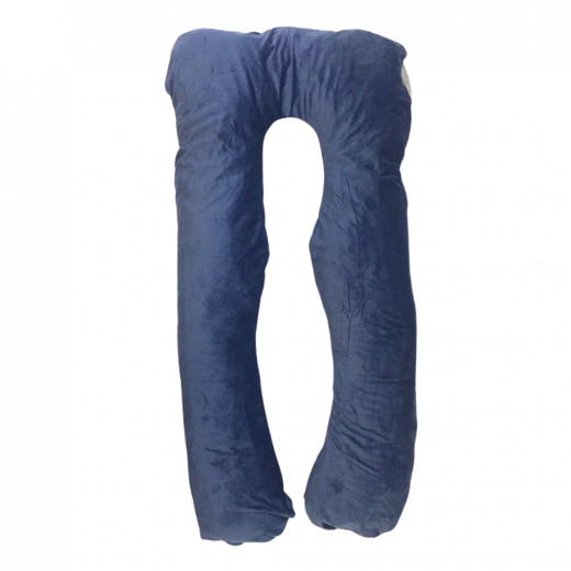 Sleeping Support Pillow for Pregnant Women Body, Dark Blue & Grey