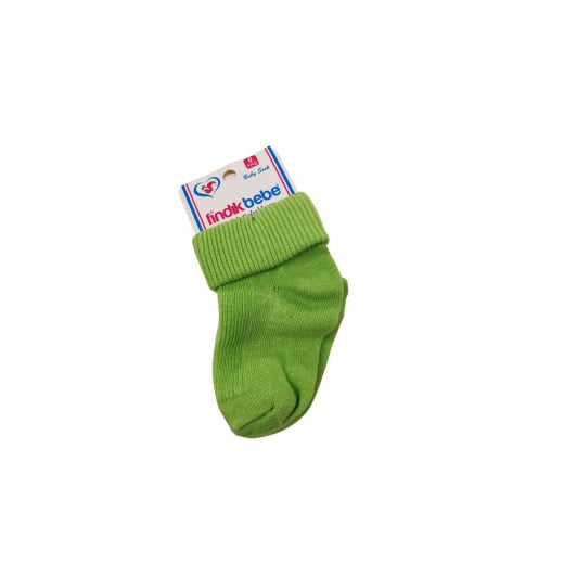 1 Pair of Baby Socks New born, Green