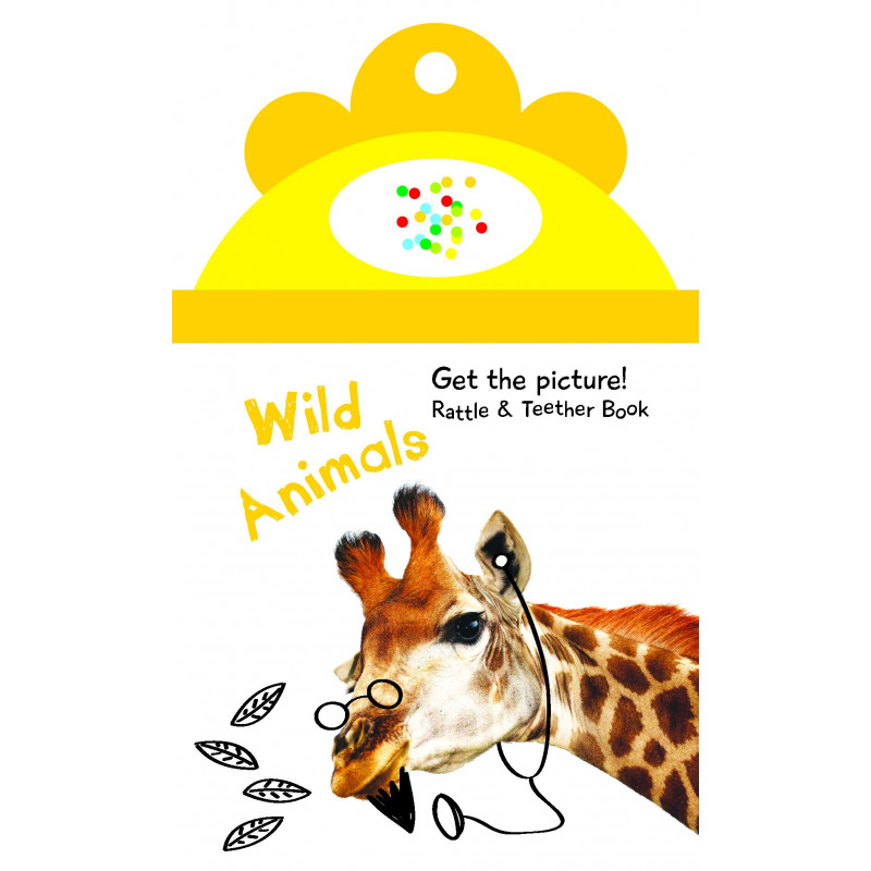 كتاب يويو ، كتاب صور بتصميم خشخيشة للأطفال: الحيوانات البرية  كتب 