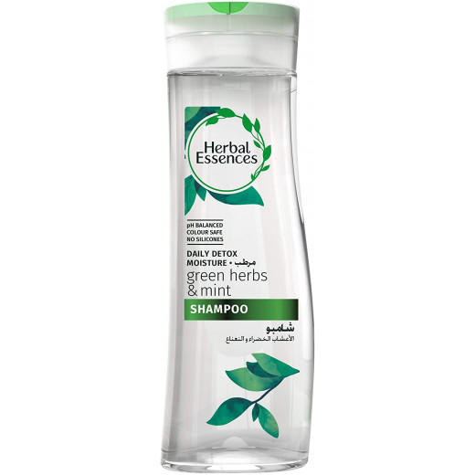 Herbal Essences Daily Detox Moisture Green Herbs & Mint Shampoo - 400 ml
